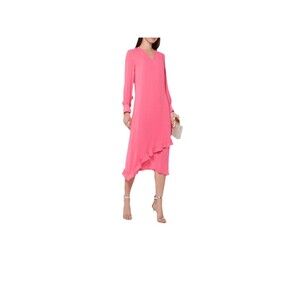 Baum und Pferdgarten Size 6 36 Pink Pink Abbot Midi Dress Ruffles